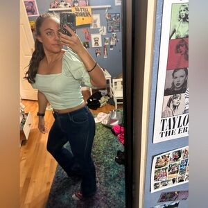 Forever 21 size small mint green top